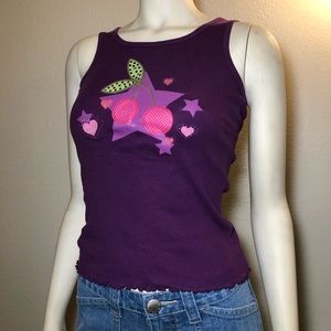 Y2K purple tank